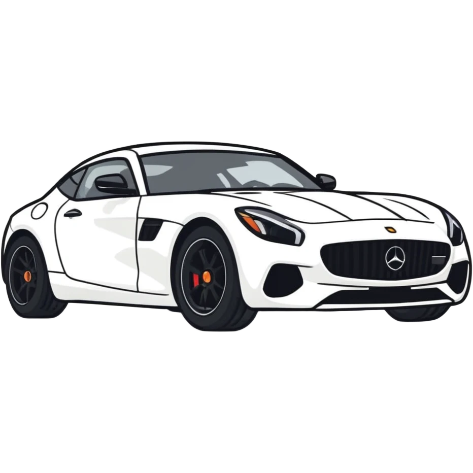 expensive car with a thi emoji