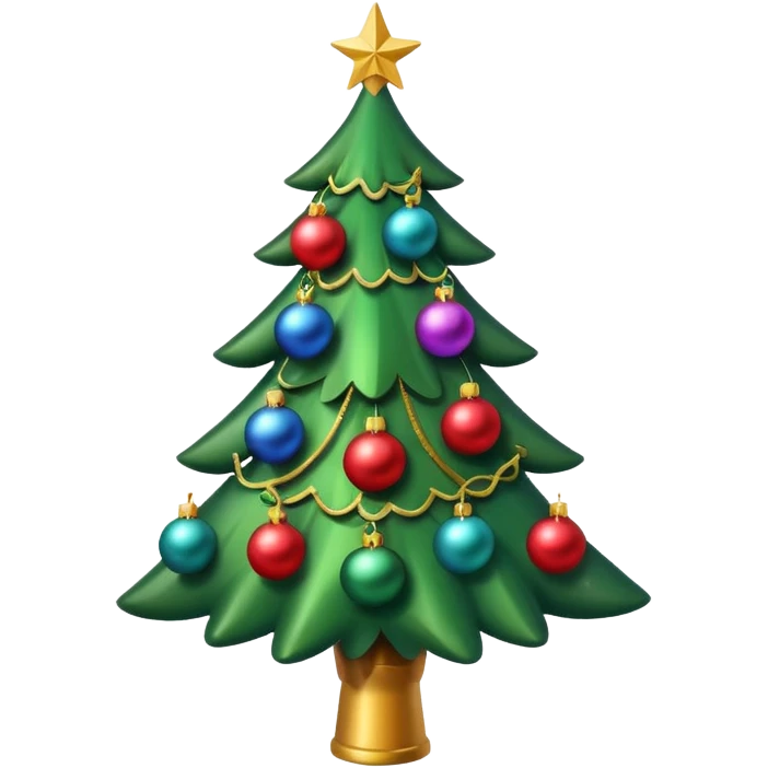 Christmas tree emoji