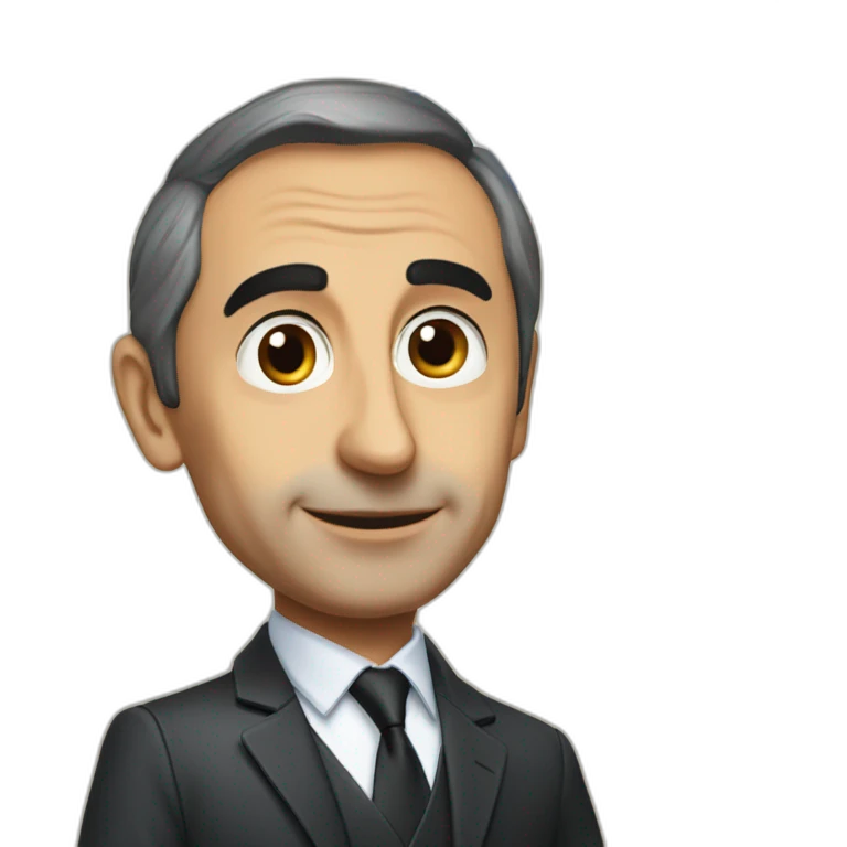 eric zemmour with french flag emoji