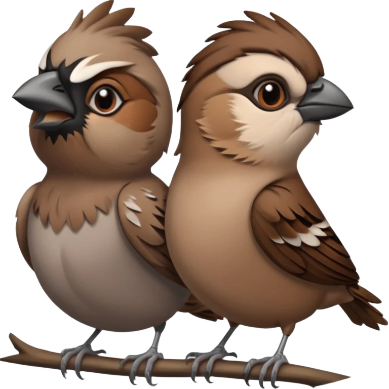 Sparrow mother and father is angry that sad sparrow got an F- emoji