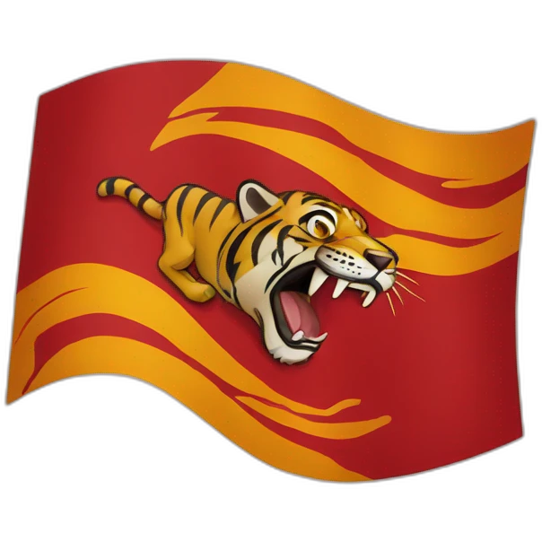 flag tamil tiger emoji