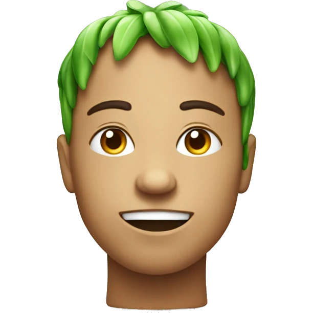 Vegan with charging emoji