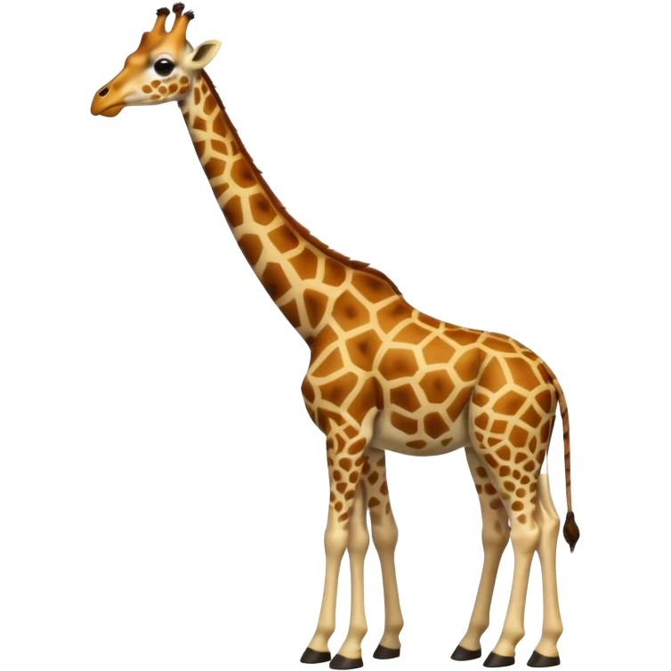 giraffe eating leaves emoji