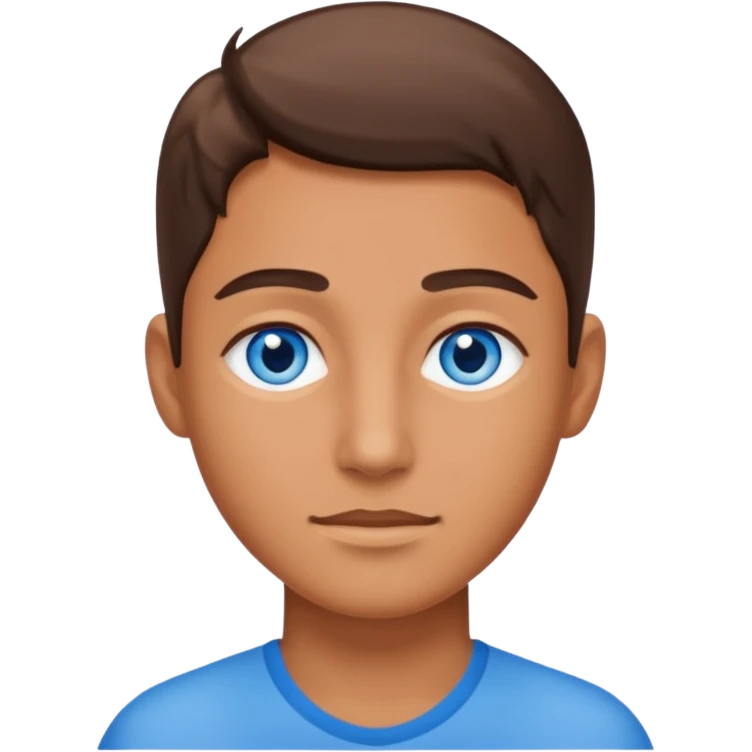 blue eyed desert people emoji