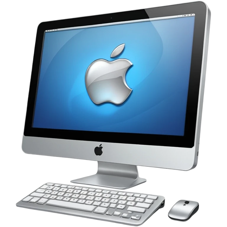 3D mac computer emoji