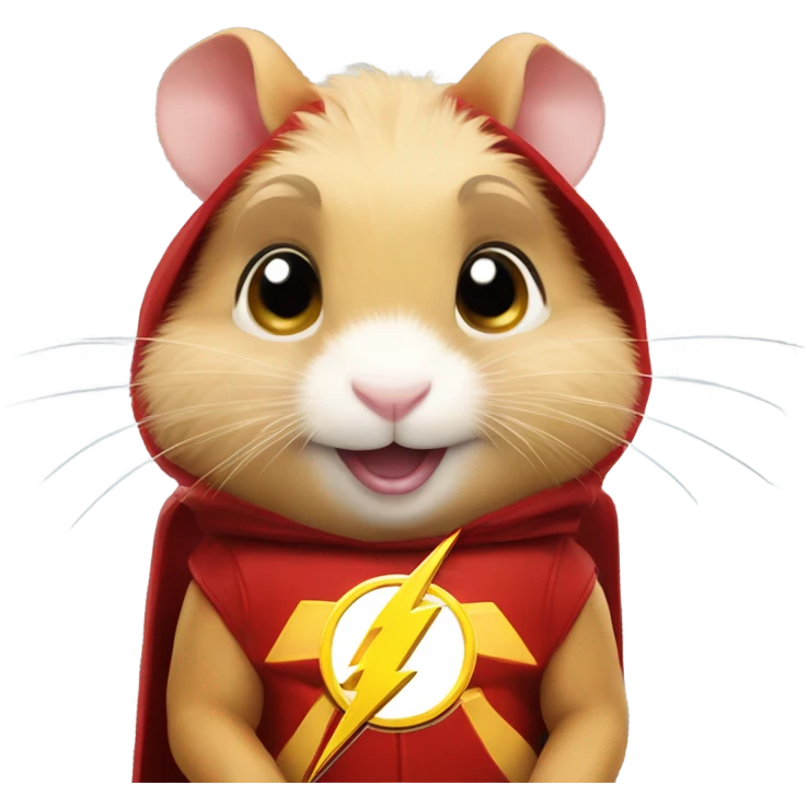 hamster The Flash shows thumbs up emoji