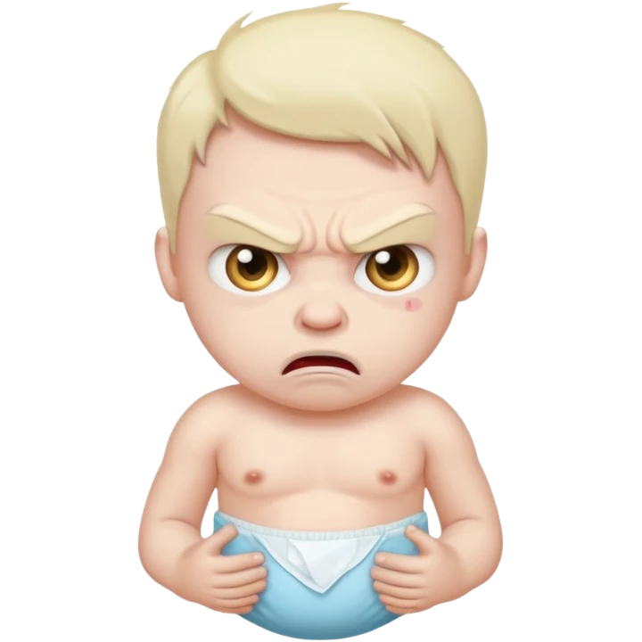 😡 wear disposable diaper emoji