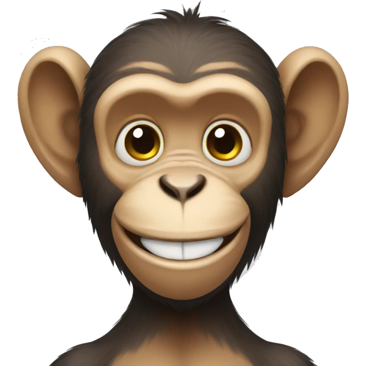 smiling monkey emoji