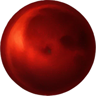 Blood moon emoji