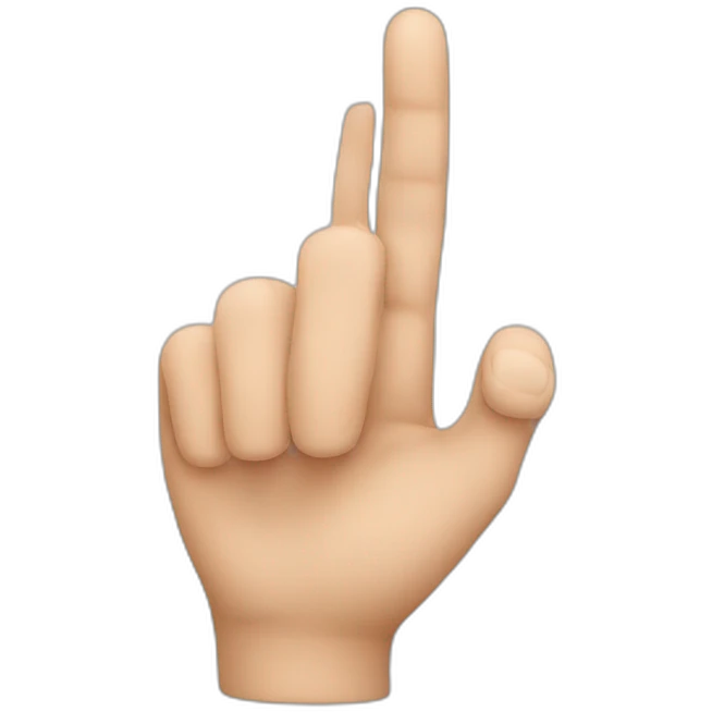 finger l emoji