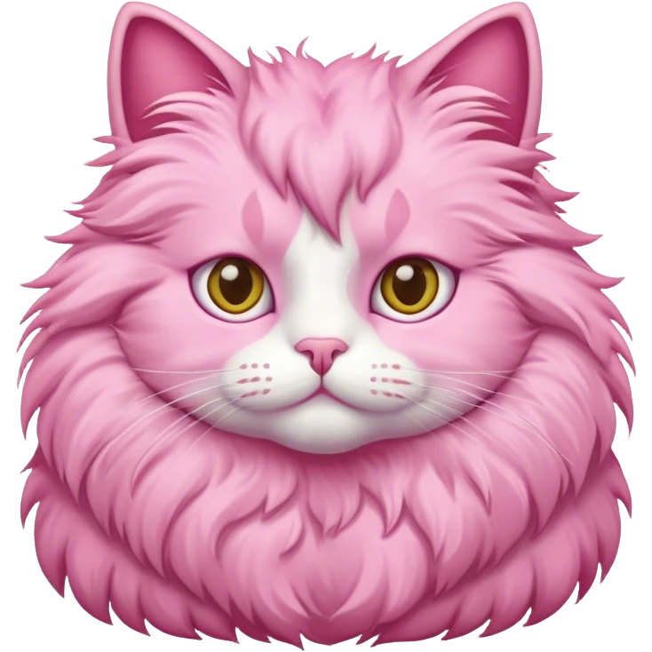 Pink cat emoji
