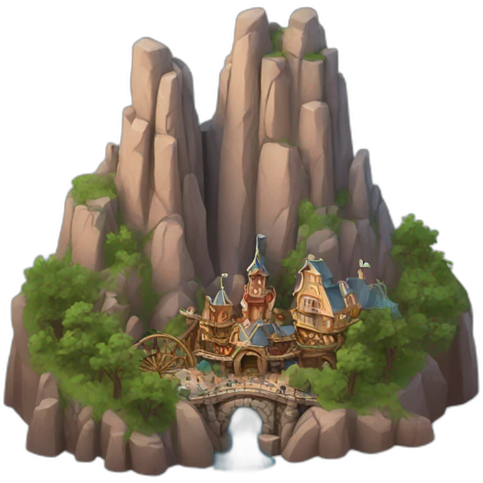 Disneyland big thunder mountain  emoji
