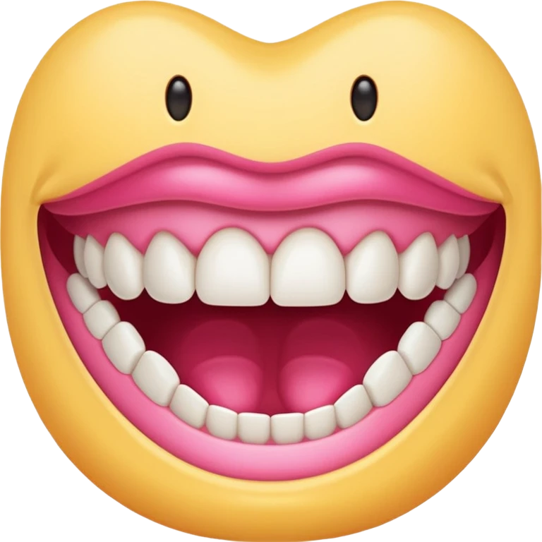 mouth teehts emoji