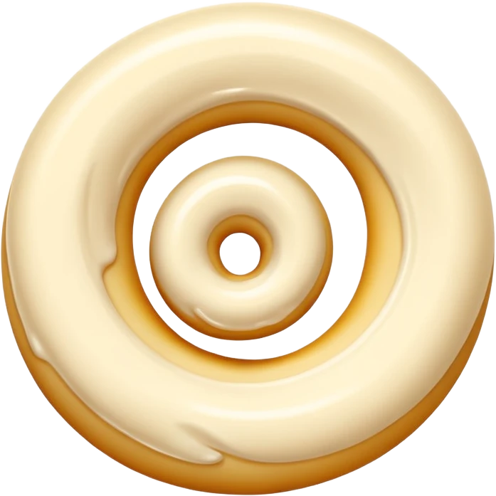 just Cream without a plate or a cake emoji