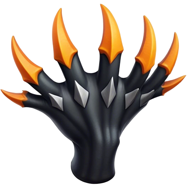 dinosaur claws, like symbol emoji