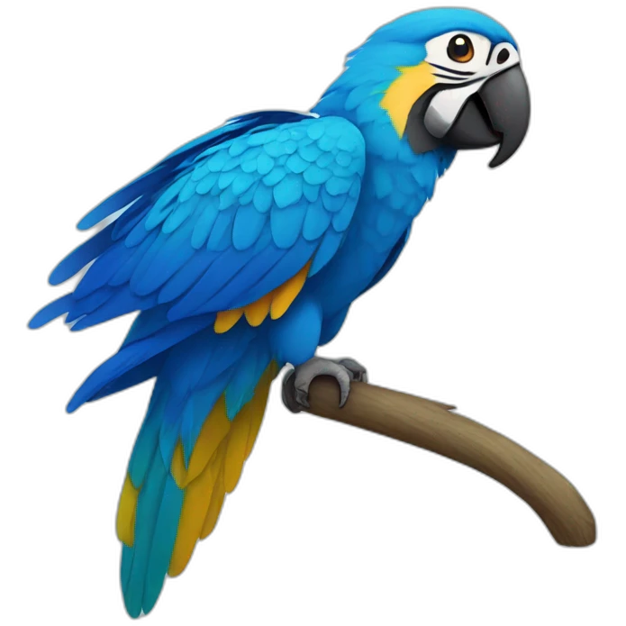 Blue Macaw emoji