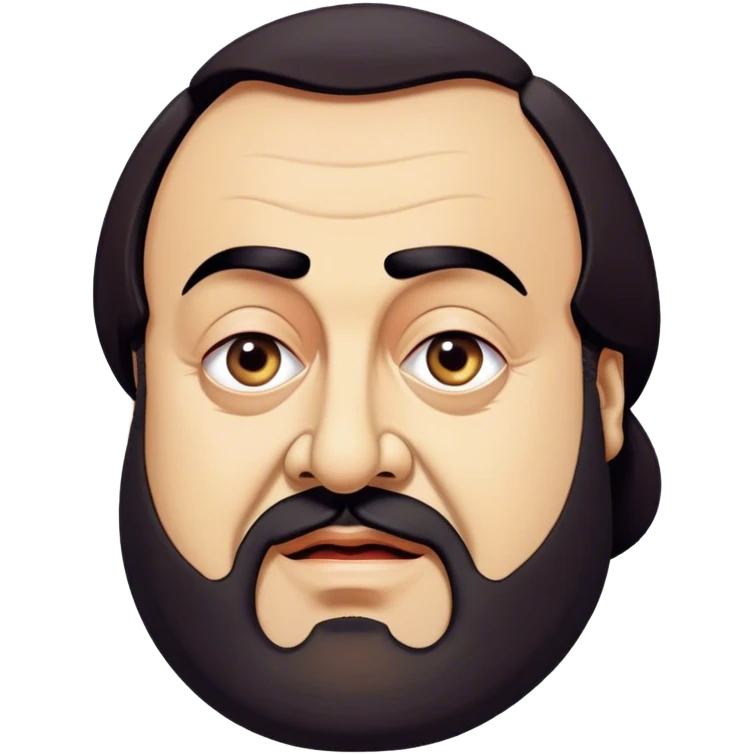 Cinematic Realistic Luciano Pavarotti Portrait Emoji, depicted as a charismatic operatic tenor with expressive eyes and commanding stage presence, rendered with rich elegant textures and warm theatrical lighting that captures his timeless vocal brilliance. emoji