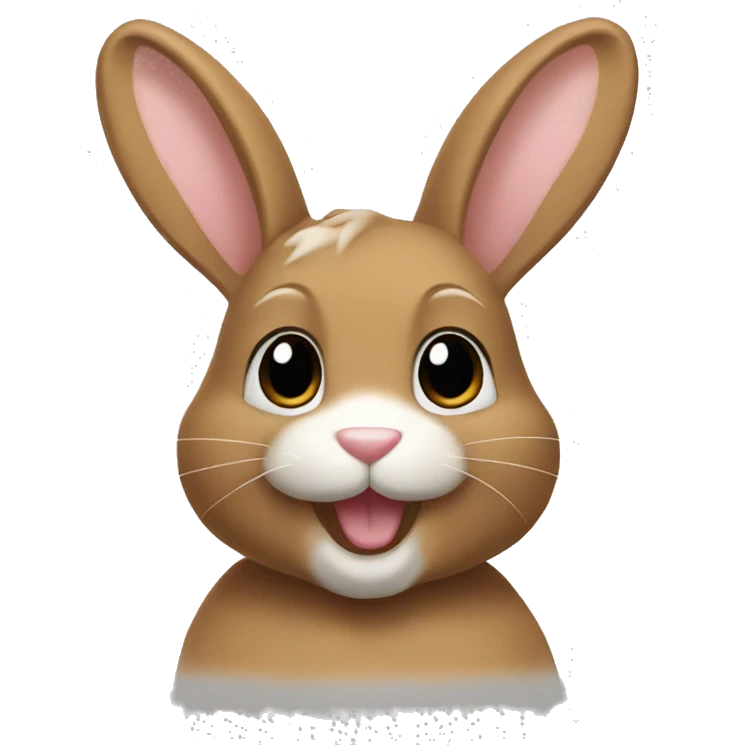 Light Brown Holland loop bunny  emoji