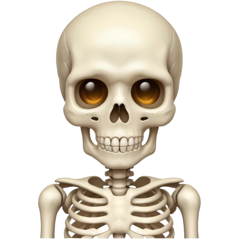 Skeleton surprise emoji