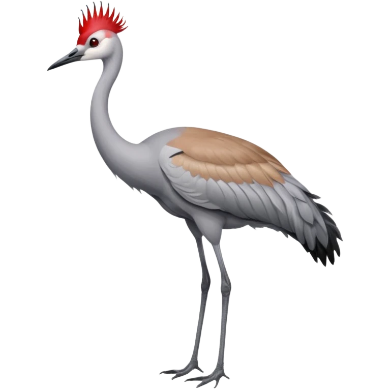 Sandhill Crane bird emoji