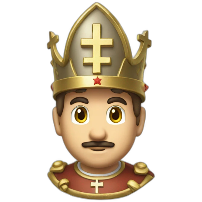 Catholic Mario (Nintendo) emoji