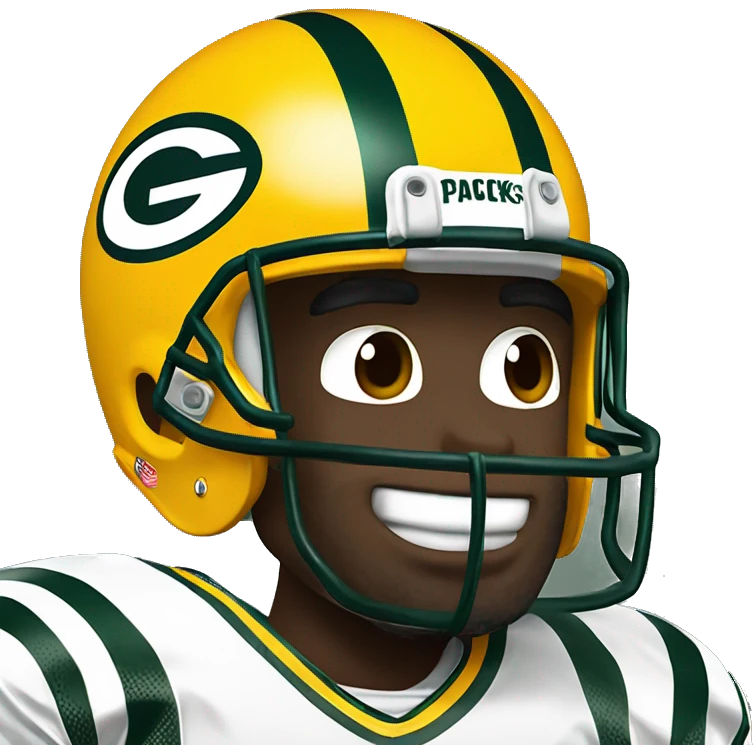 Green bay packers go Pack go! emoji
