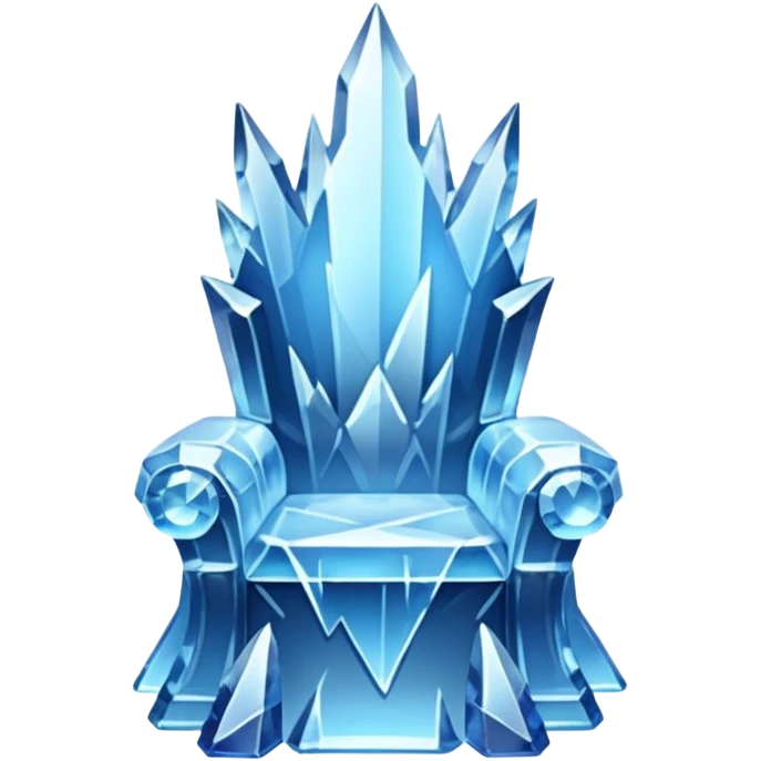 Crystal ice throne emoji