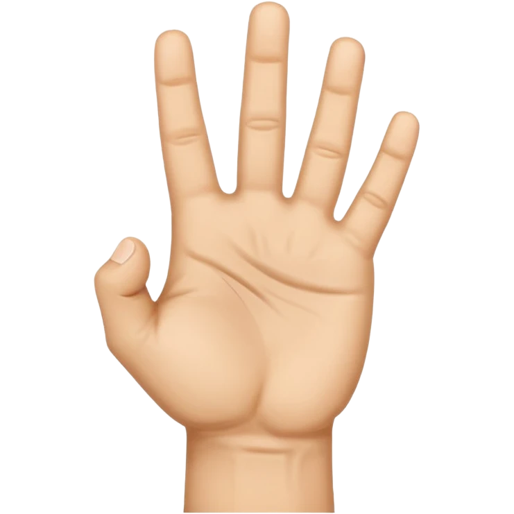 Chinese fist and palm salute emoji