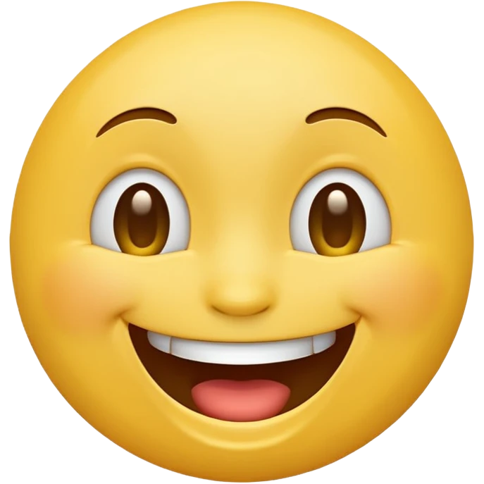 A laughing face emoji emoji