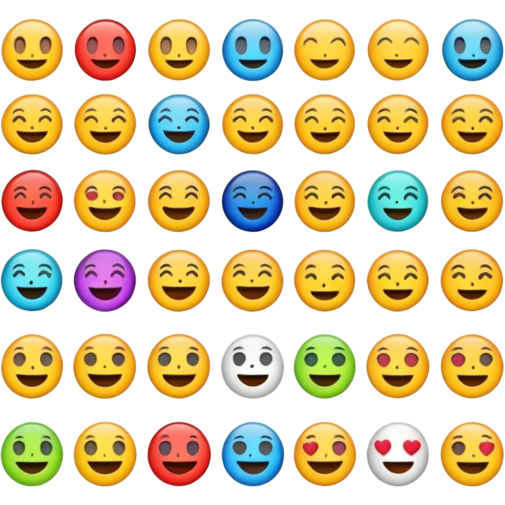 emoji pack for mobile social network emoji