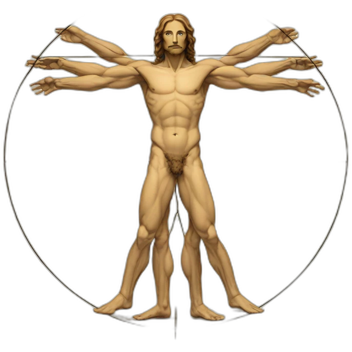 Vitruvian Man emoji