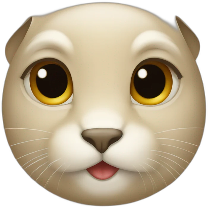 A bunny color beige emoji