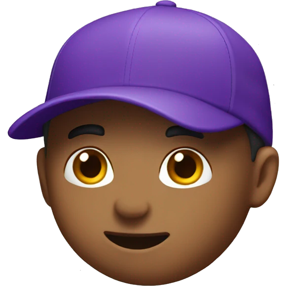 purple cap lo emoji