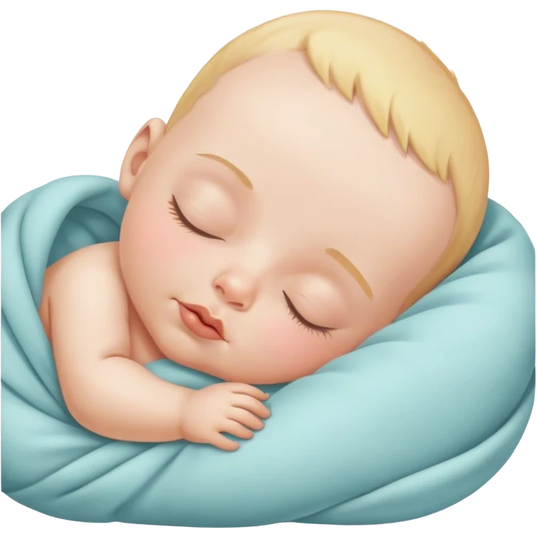 Baby sleeping emoji
