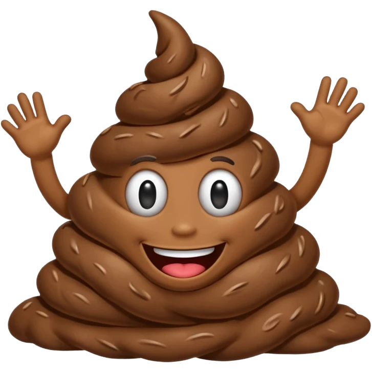 dance poop emoji