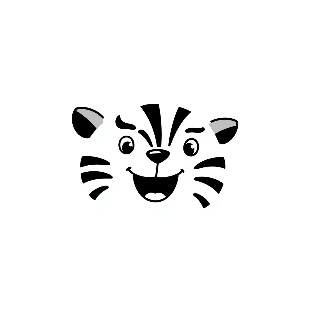 happy tiger face emoji