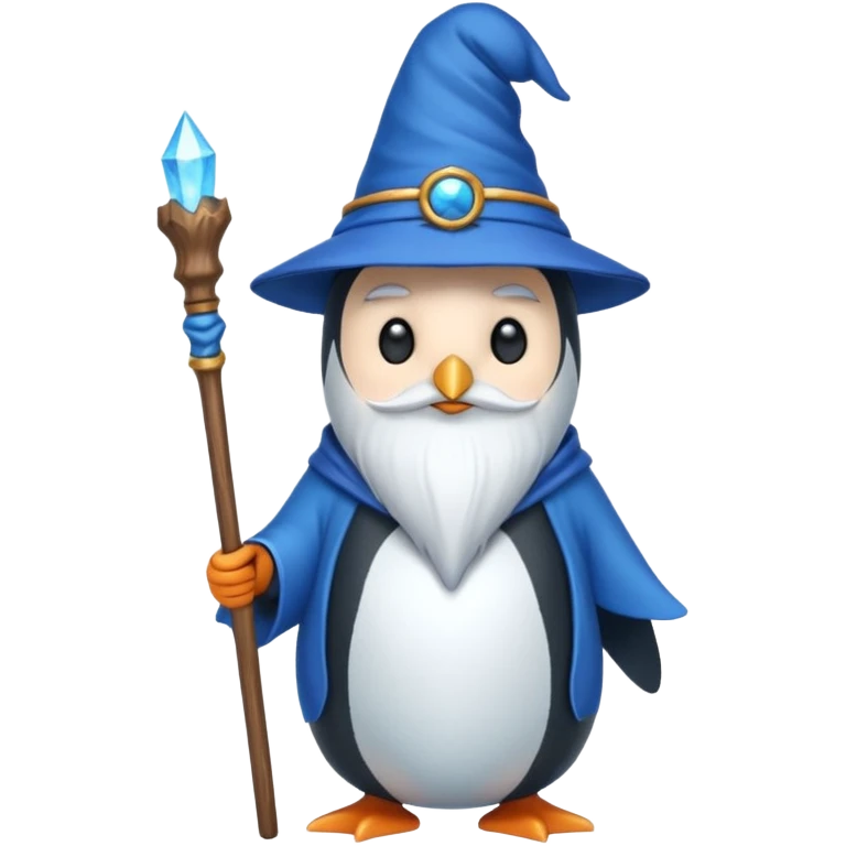 Penguin Wizard emoji