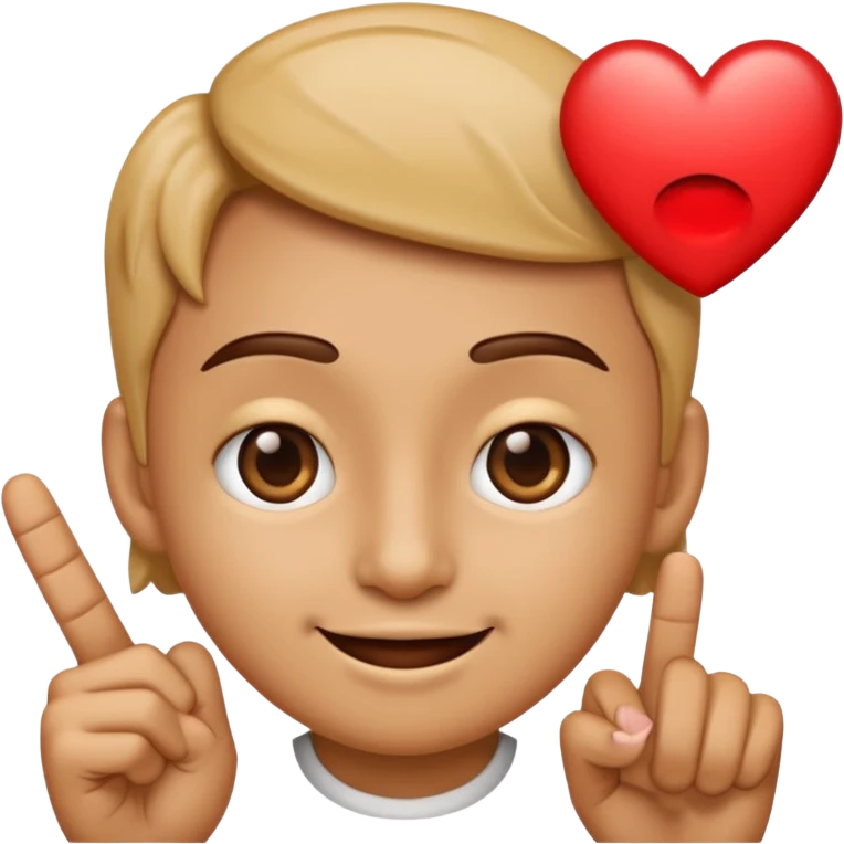 Smirk face 😏 with heart EYES and the pointer finger 🫵🏽 on the smirk face emoji  emoji