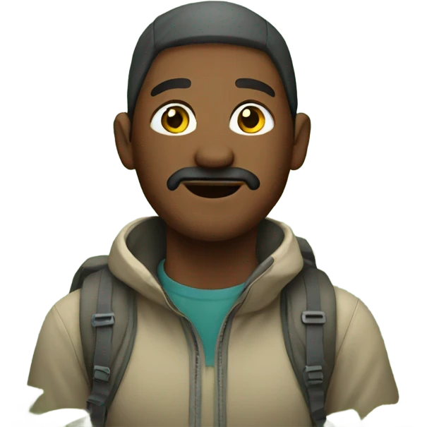 Hiker emoji