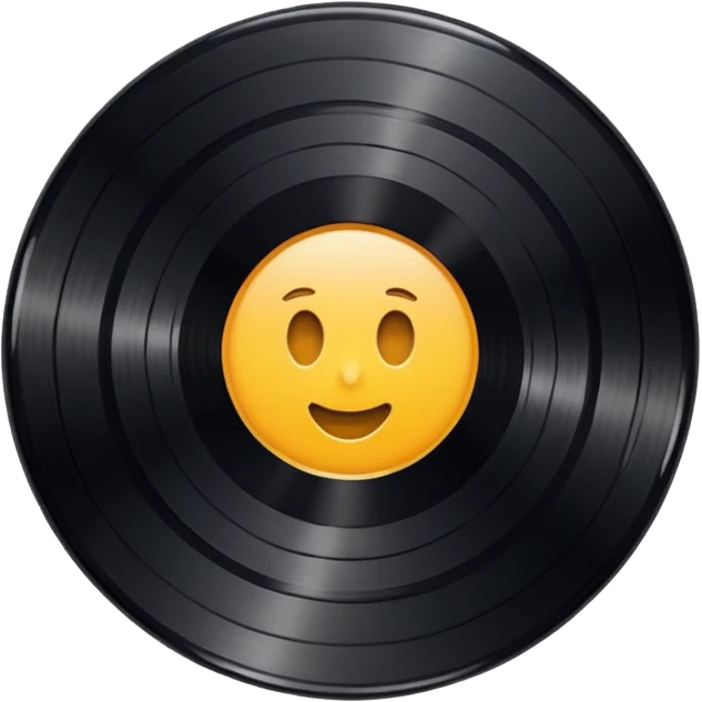 vinyl record emoji