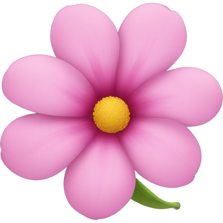 Pink flower emoji