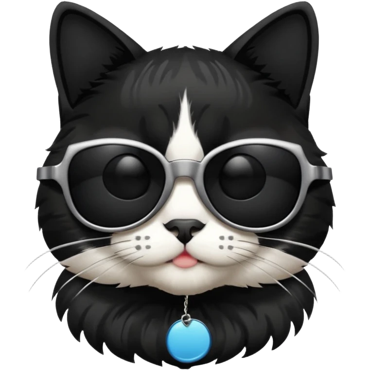 Cat wearing sunglasses emoji