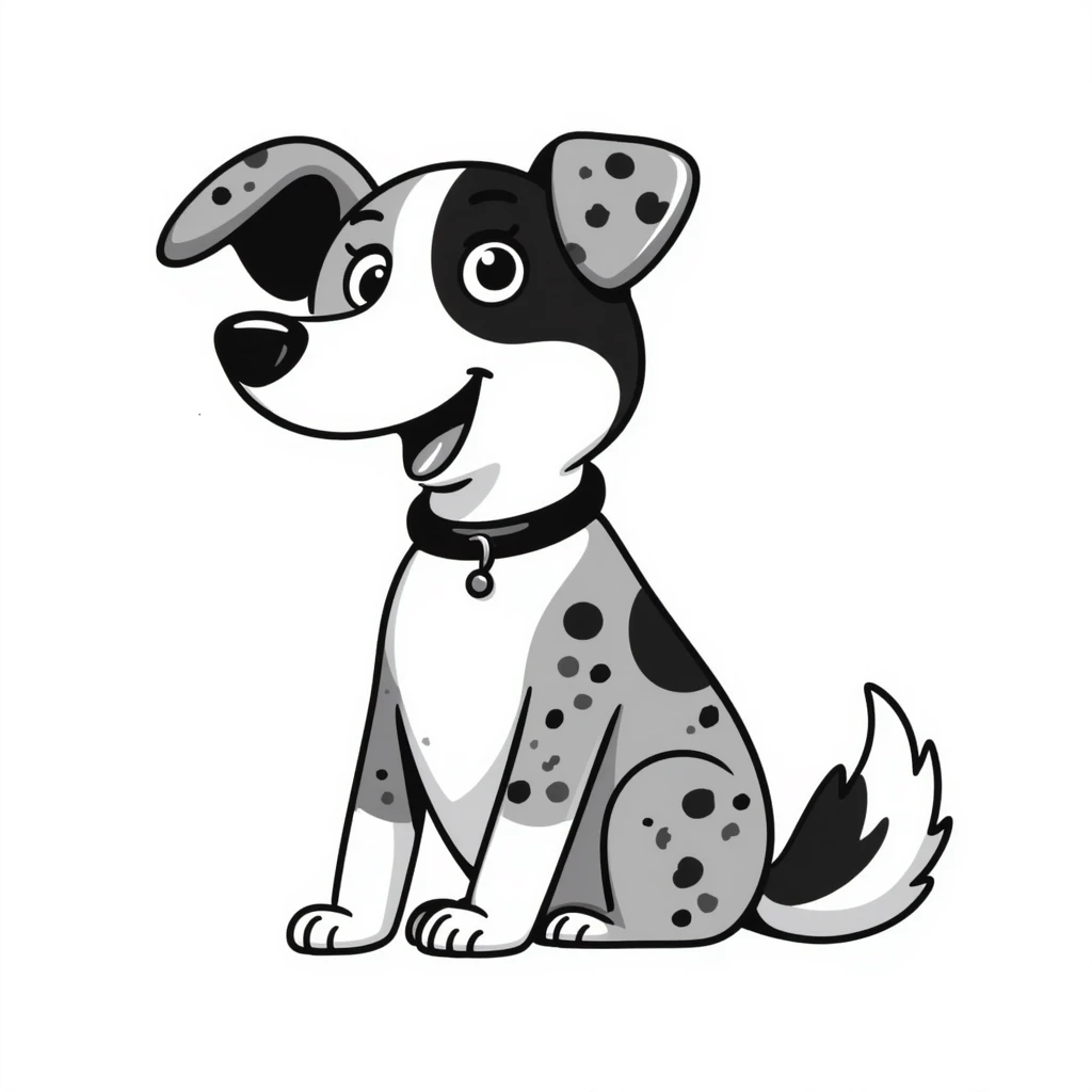 Merle border collie dog sitting emoji