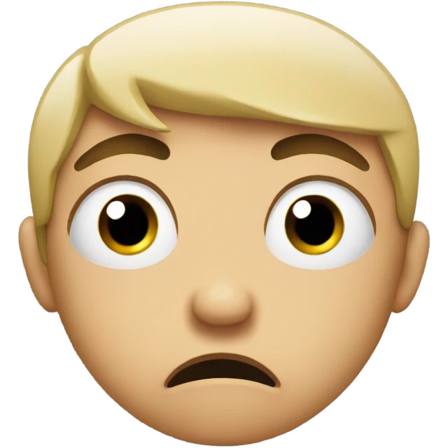 disgusted emoji