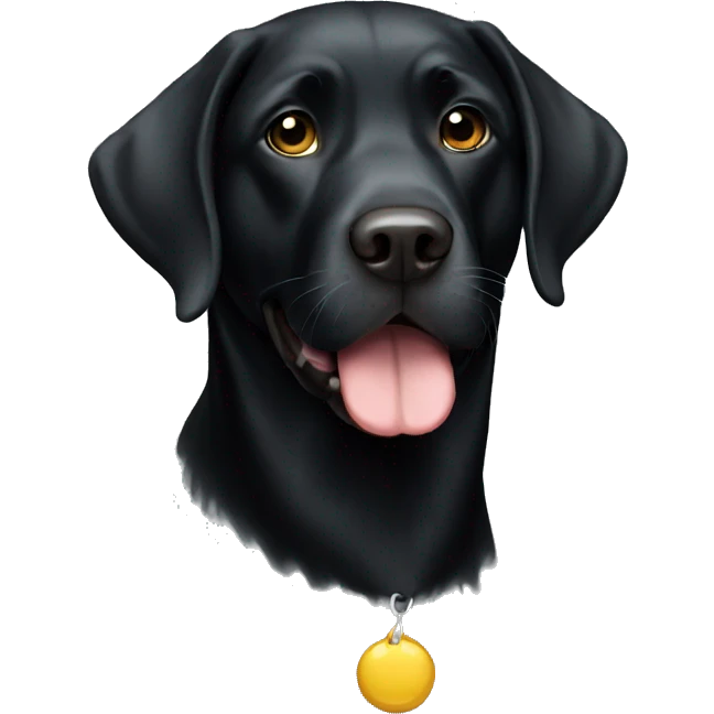 Black Labrador  emoji