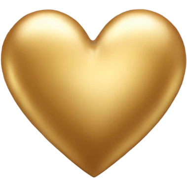 Gold heart  emoji