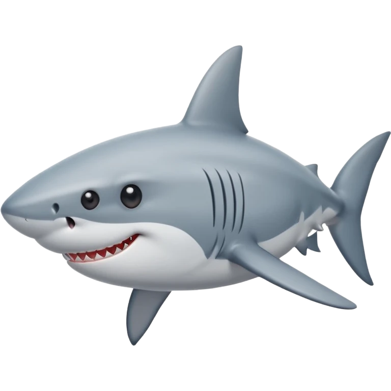 A shark with love eyes  emoji