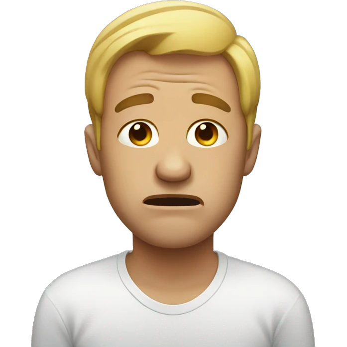 crying man  emoji