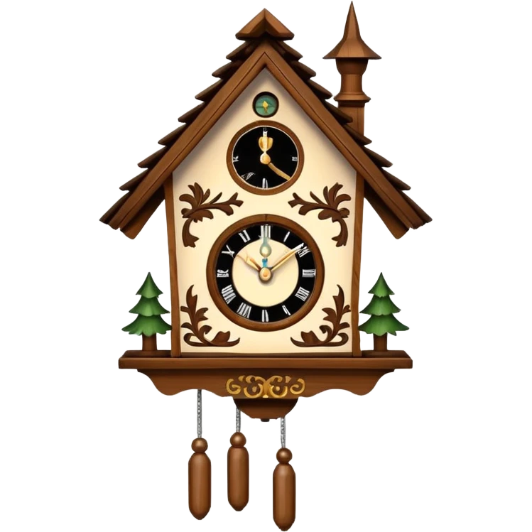 cuckoo clock  emoji