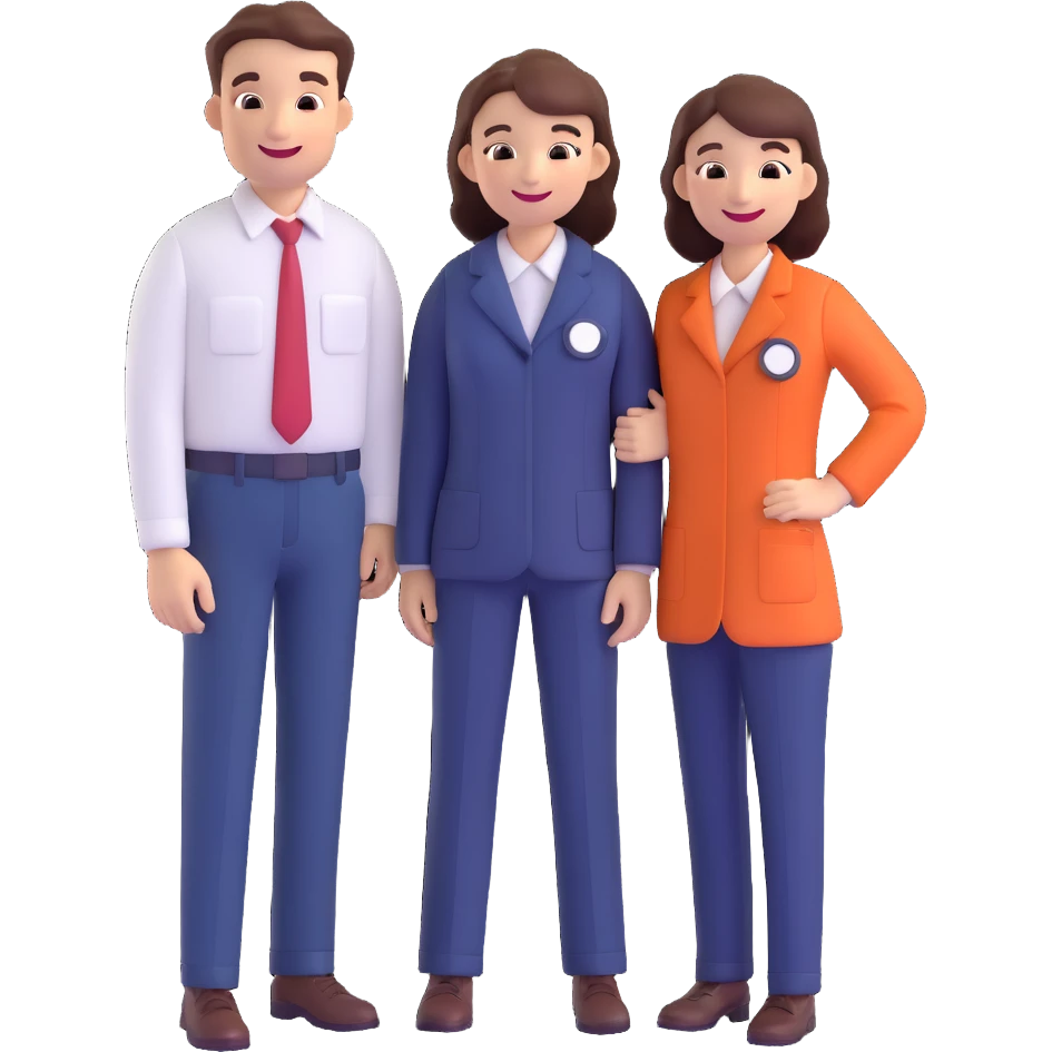 a pair of working parents emoji